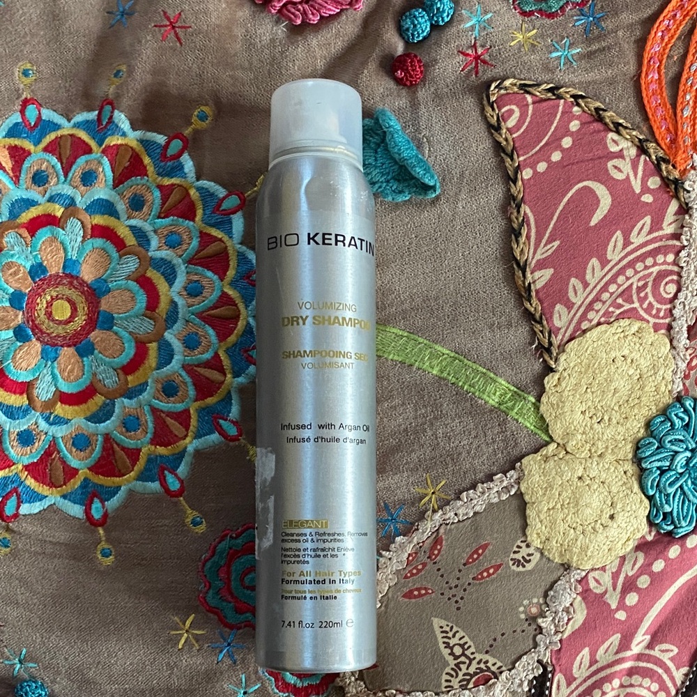 BioKeratin Volumizing InfusedWith Argan Oil Formulated Italy NotUsed Dry Shampoo